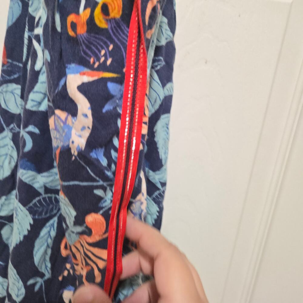 Anthro Rachel Grant Tropical Print Lounge Pants Small Boho - Picture 9 of 10